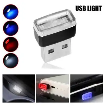 

Mini LED Car Light Auto Interior USB Atmosphere Light Plug And Play Decor Lamp Emergency Lighting Car Accessory