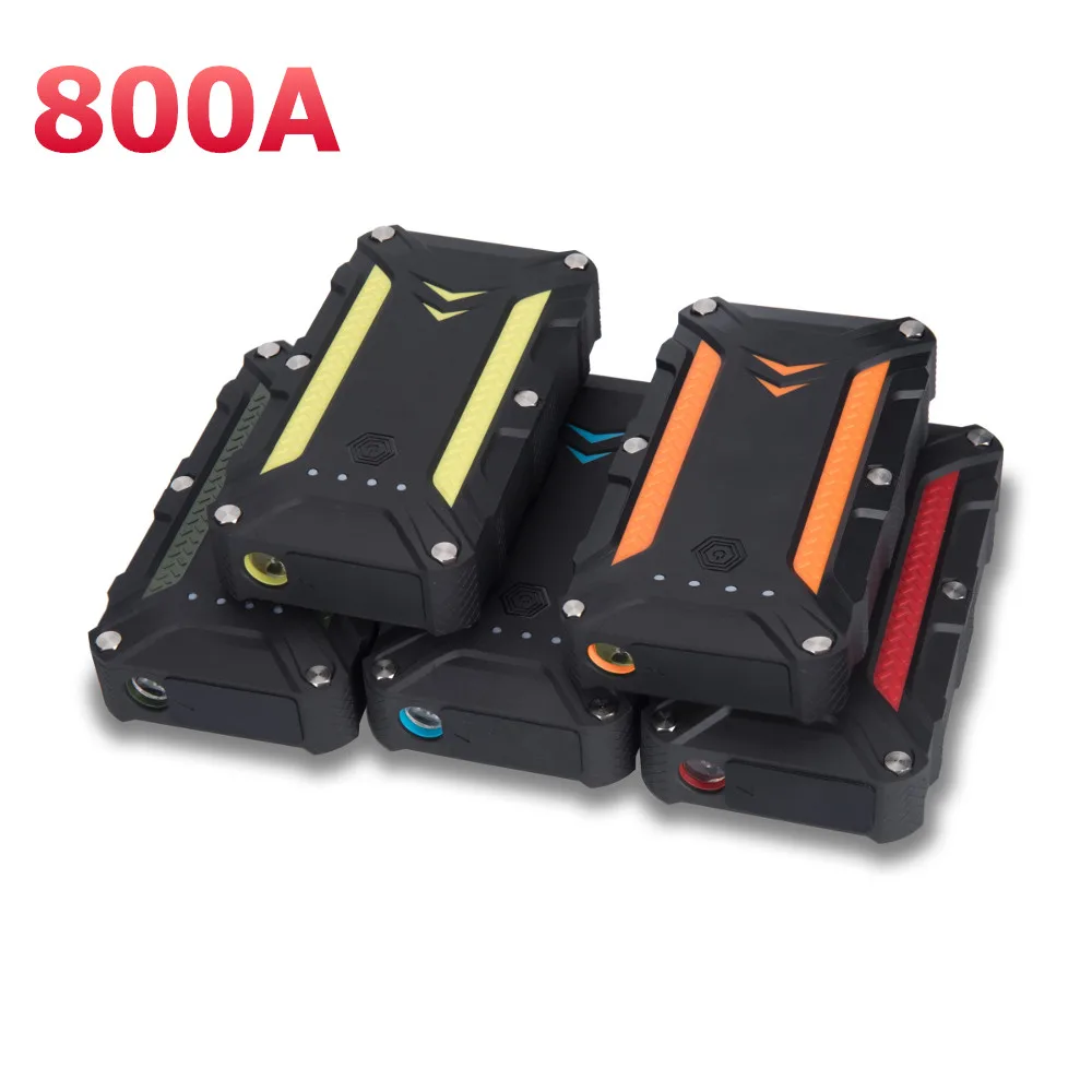

12V 13800mAh 800A Portable Car Jump Starter Emergency Battery Booster Pack Waterproof with QC3.0 LED FlashLight Battery Charger