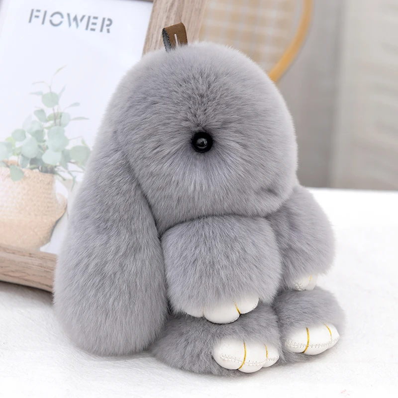 14/18 см аниме подарки Pluff Bunny брелок для ключей Кролик сумки имитация игрушки кукла