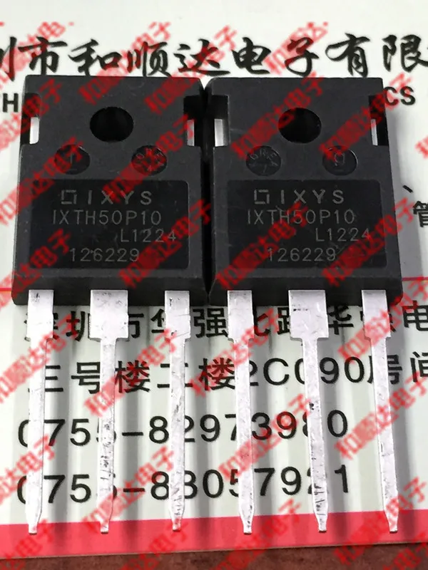 5 шт./лот IXTH50P10-100 V-50A TO-247