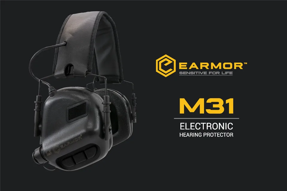 EARMOR тактическая гарнитура M31 MOD3 обновленная версия лучшие шумостойкие военные съемные наушники для страйкбола стрельбы авиация