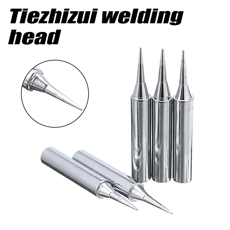 5pcs Lead Free Soldering Iron Tips Replacement 900m-T-I Solder Iron Tips Head Soldering Tools For Soldering Repair Station