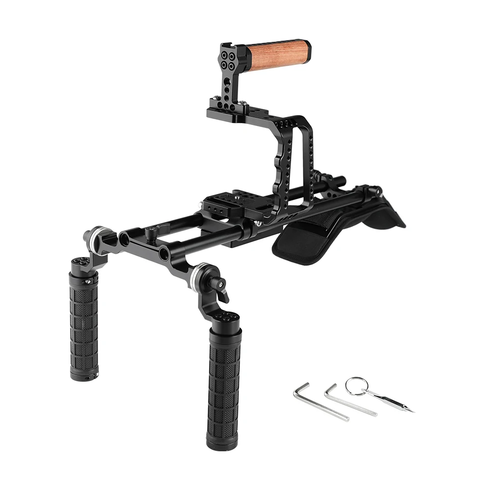 de Base E do suporte Da Lente Para Dslr vídeo câmera
