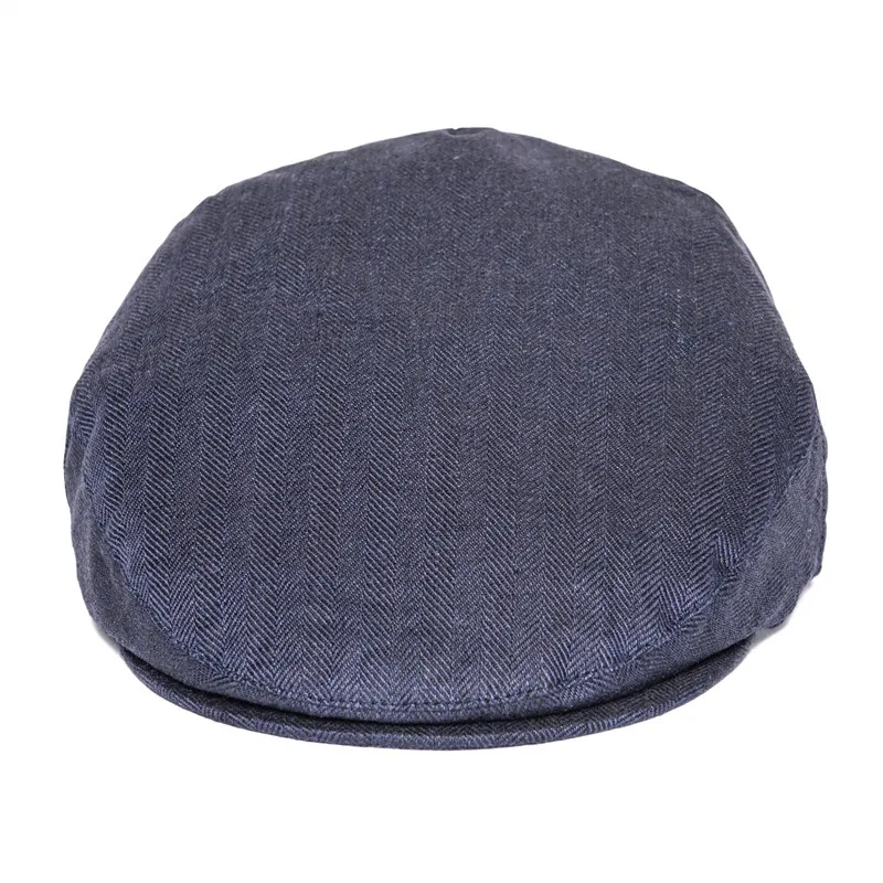 BOTVELA Linen Flat Cap Men Women 