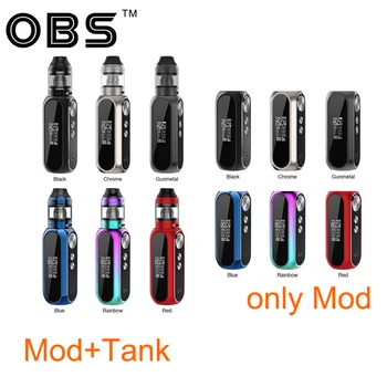 

Original 80W OBS Cube VW Box MOD Battery 3000mAh vs OBS Cube VW Vape Kit with 4ml Mesh Tank Atomizer Vape Box Mod Vs Drag 2