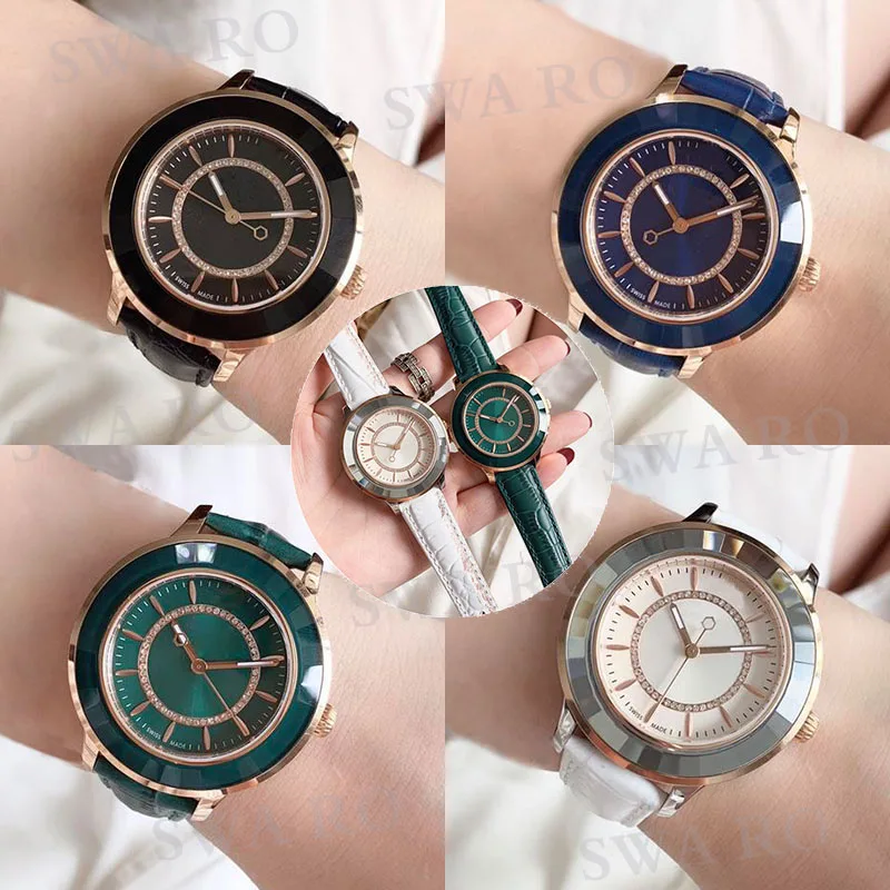 

SWA RO 2019 Fashion New Octea Lux Watch Crocodile Skin Quartz Movement Stainless Steel Case Watch Is Popular Among Women Watch