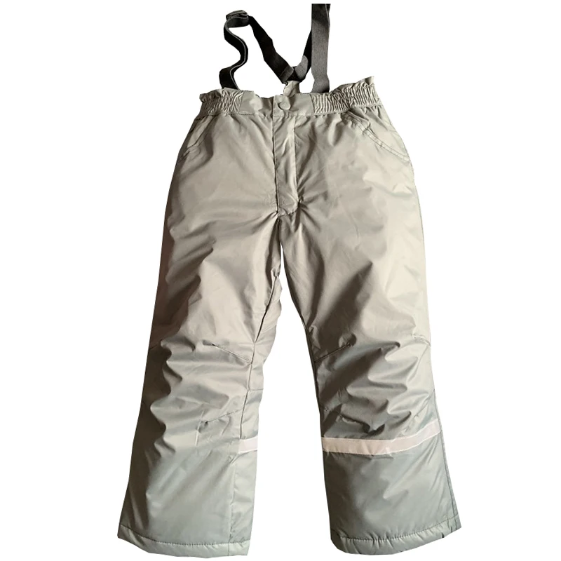 Dollplus/Детские зимние лыжные штаны; водонепроницаемые теплые комбинезоны для девочек; зимние брюки для мальчиков; Детские Лыжные комбинезоны