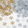 270pcs 2cm Gold Silver Snowflake Confetti Christmas Decoration For Home Artificial Snow Xmas New Year Party Decor Table Ornament ► Photo 1/6