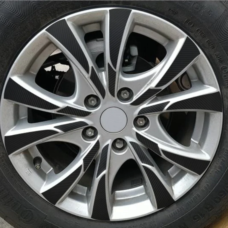 SUNFADA 1" RimPrints колеса и обод из углеволокна виниловая наклейка наклейки для SUZUKI S Cross стайлинга автомобилей