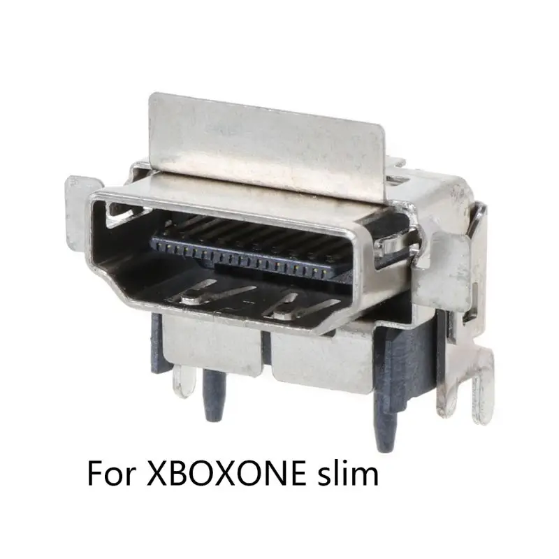 

1PC Metal 1080P HDMI Socket Port Connector Replacement for XBOX ONE SLIM Motherboard Repair Parts Accessories