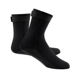 3mm Prevent Scratches Snorkeling Wetsuit Non-Slip Beach Socks 1Pair Neoprene Diving Socks Boots Surfing Socks Warming For Adult