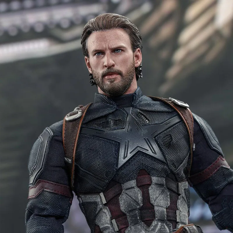 HOTTOYS 1/6 масштаб HT Steve Rogers Мстители 3 борода Америка 10,0 полный набор фигурка кукла модель игрушки коллекция подарки для детей