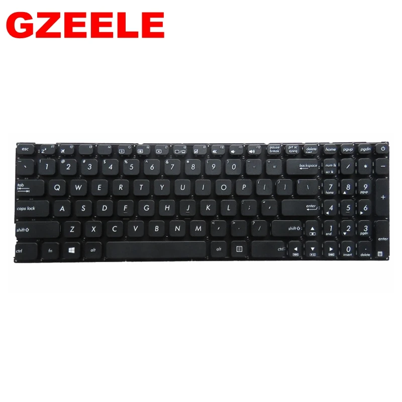 Teclado em Inglês para Laptop sem Moldura para Asus X541 X541u X541ua X541uv X541s X541sc X541sa X541cie Novo - Imagem 2