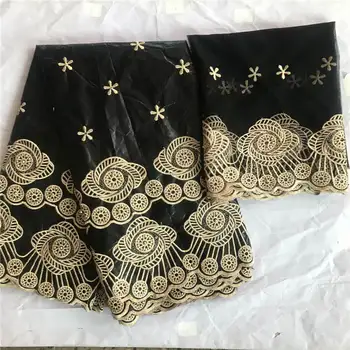 

Africana tejidos de moda Bazin bordado riche getzner con cuentas Bazin nigeriano de tela de encaje 7 yardas ! WX20302