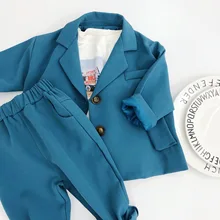 Костюм красного и черного цвета для мальчиков; одежда для свадьбы; пальто+ брюки; Детский костюм; костюм для сцены; костюмы для мальчиков; Abbigliamento per ragazzi