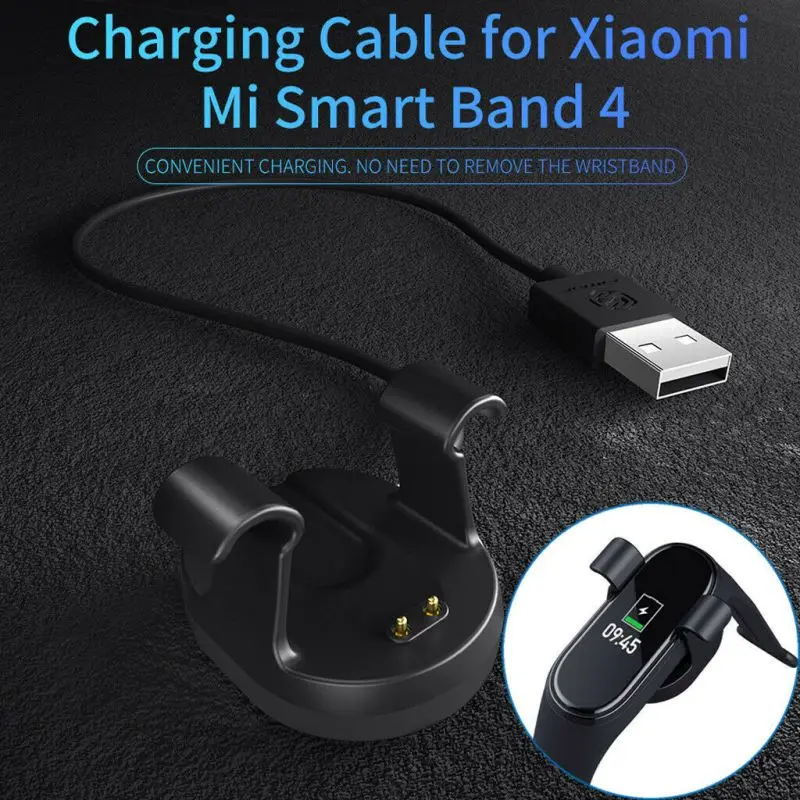 Usb кабель для зарядки и передачи данных для Mi Smart Band 4 износостойкий портативный зарядный кабель длиной 30 см