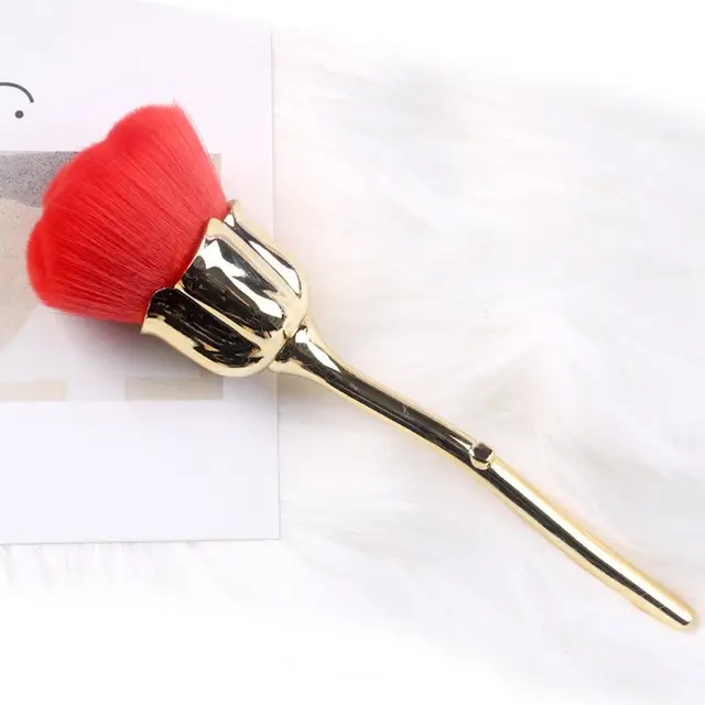 TSZS Popular Round Small Flower Brush Nail Paint Gel Dust Cleaning Brushes Make Up Brush Nail Art Manicure Tool NT-270G