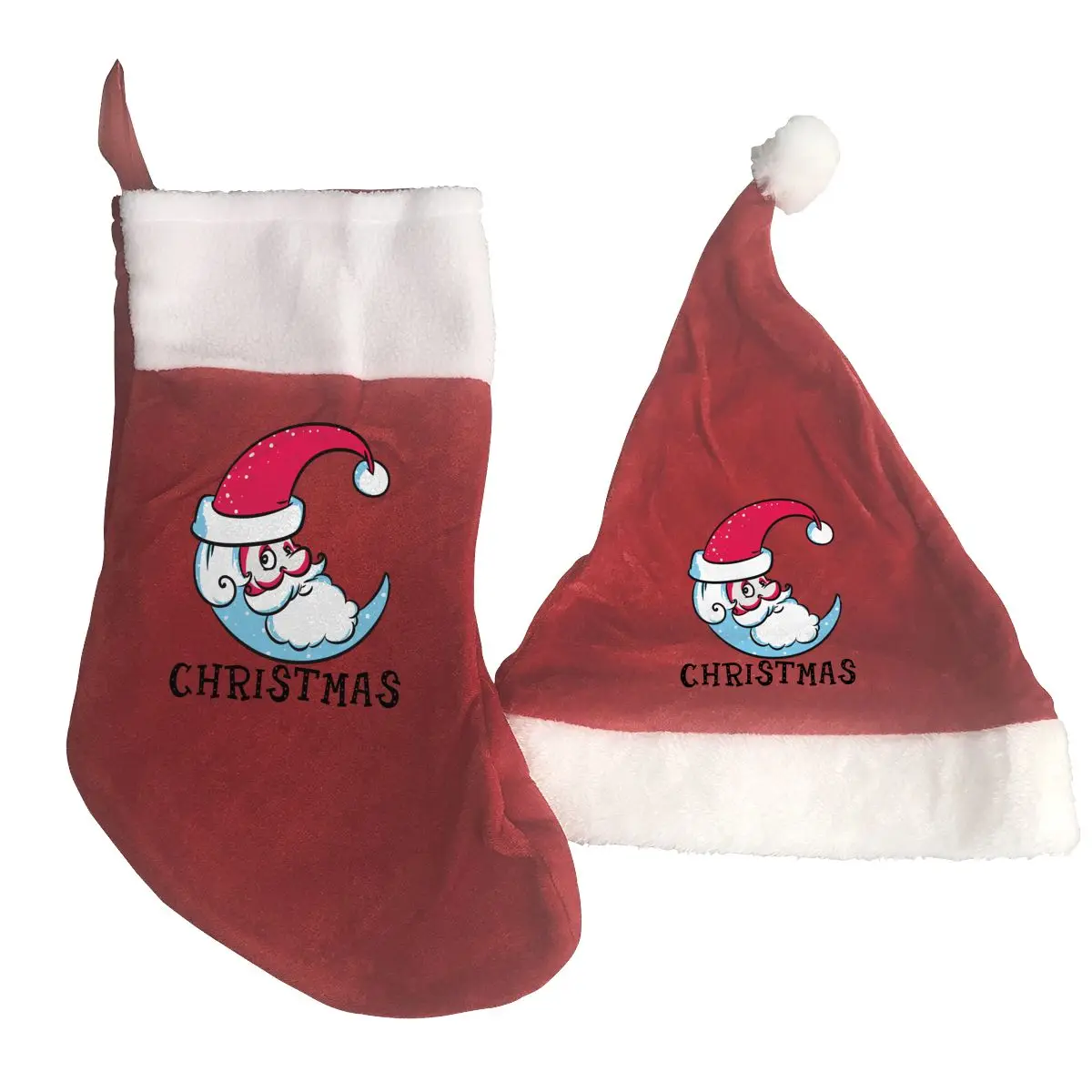 

Christmas Ornaments Christmas Santa Claus Decoration Christmas Hats and Socks Custom Your Own Design Santa Hats