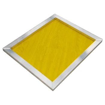 

1Pc 120T Mesh Reusable Aluminum Silk Screen Printing Frame 27X39Cm with 300Tpi Yellow Mesh for Making Stencil