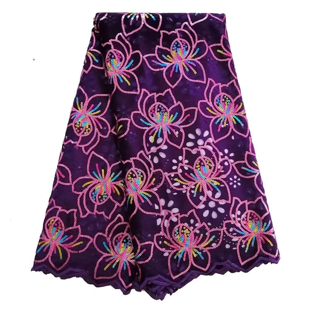 Purple lace fabric-50777 (5)