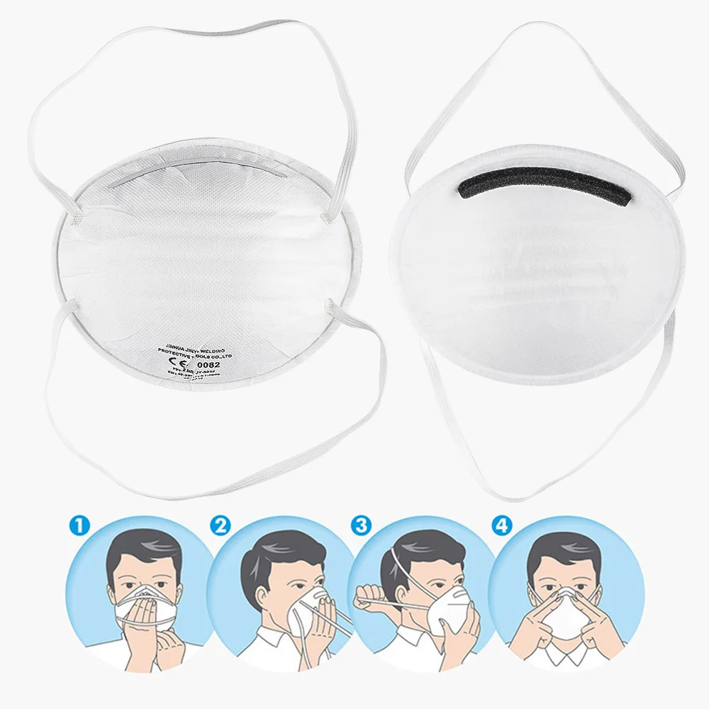 

1Pcs Dust-Proof Anti-Fog FFP2 Non Woven Masks Anti-Dust Mouth Mask Anti Pm2.5 Anti Influenza Face Mask N95 Anti Virus