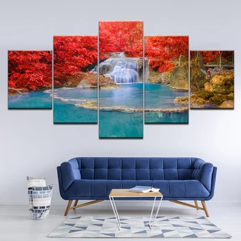 

fall Waterfall 3d diamond Embroidery Diamond-Painting full square/round drill Mosaic puzzle 5d diamond Set Nature DIY painting