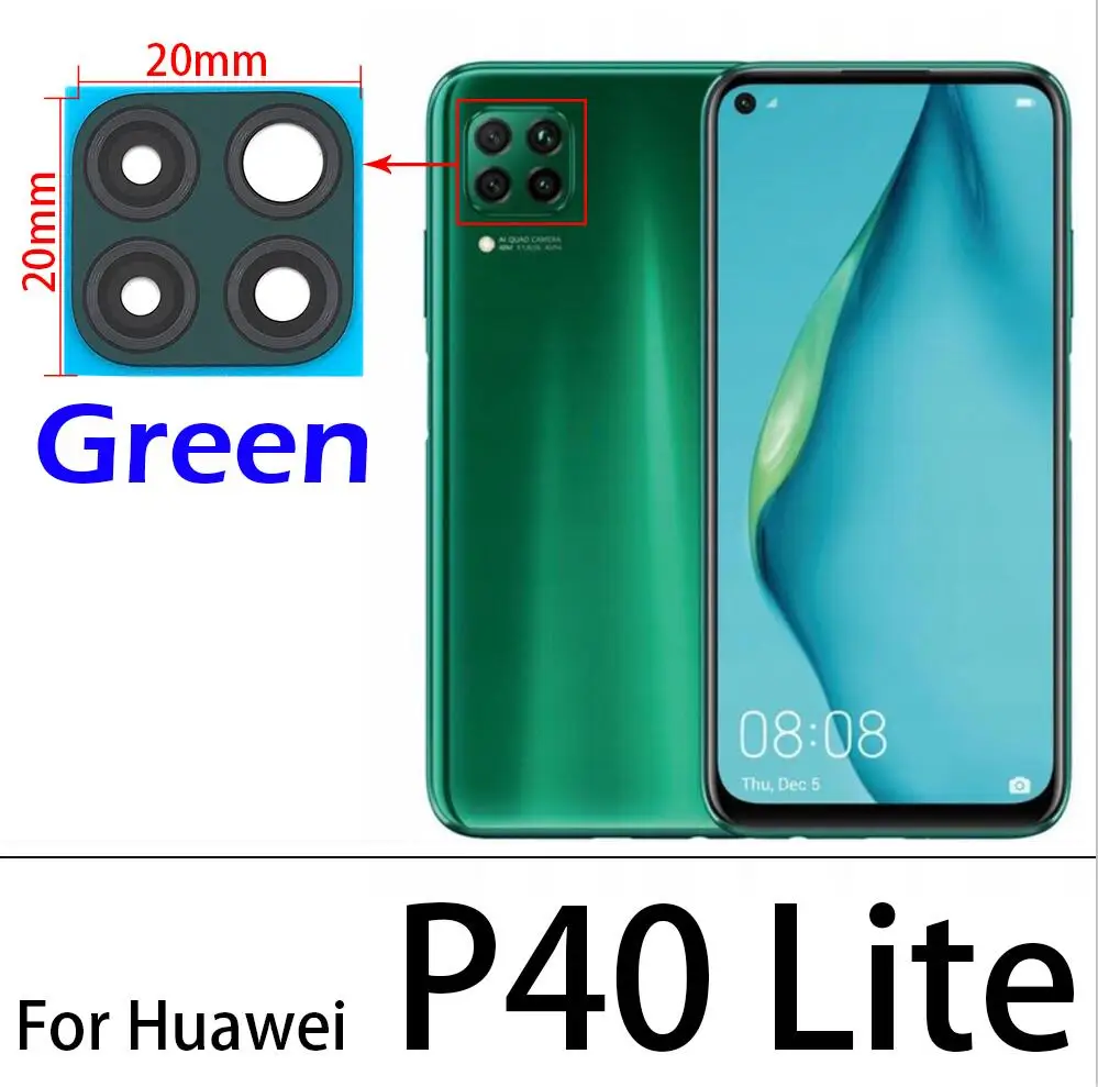 Premium Rear Camera Lens Glass with Adhesive Replacement