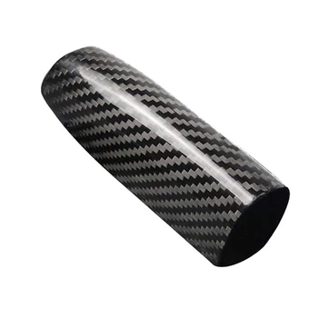 

for Ford Mustang 2015-2020 Car Carbon Fiber Parking Brake Lever Handbrake Cover Hand Brake Grip Accessories