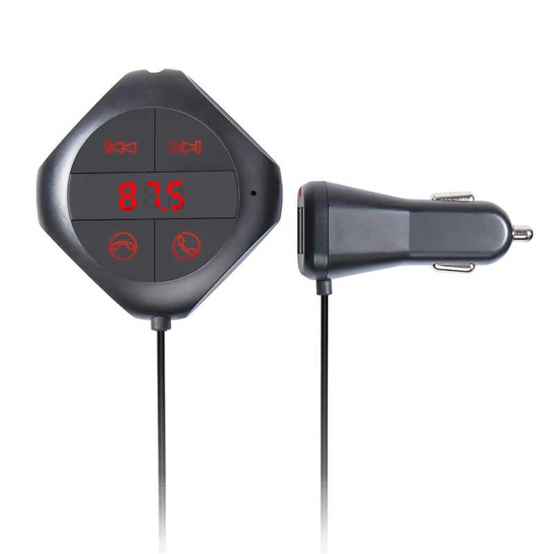 Автомобильный MP3-плеер fm-передатчик Bluetooth модулятор громкой связи автомобильный комплект музыкальный плейер в машине радиомонитор TF U диск 2 USB Автомобильное зарядное устройство
