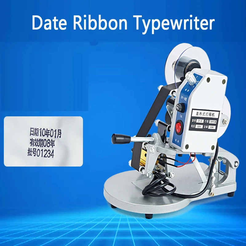 

2*4mm Font Size Ribbon Coder Manual Production Date Printing Machine Hand Pressure Type Stamping Machine Direct Thermal Reader