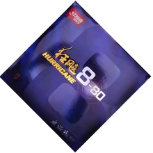 Original DHS Hurricane 8-80 Table Tennis Rubber High Sticky Rubber With High Elastic Sponge For 40+ Table Tennis Racket Game