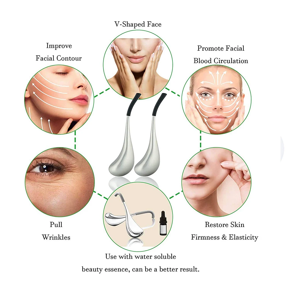 Kryo-Sticks für Gesicht und Haut, Eiskühlungs-Roller, Kühlmassage, Beauty-Spa-Globen für Hals und Augen, Anti-Puff, Anti-Aging-Behandlungsstab_voghion.com