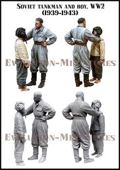 [tusk model]1/35 Scale Unassembled Resin figures resin model Kits E186 1