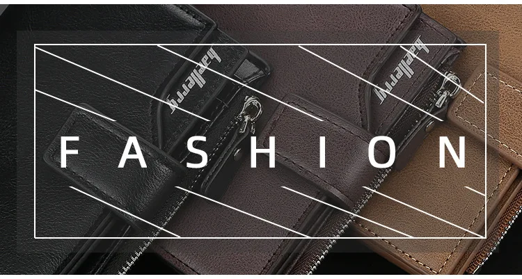 Baellerry Business Wallet Men Leather Men Wallets Purse Short Design Male Clutch Leather Wallet Mens Money Bag Quality Guarantee