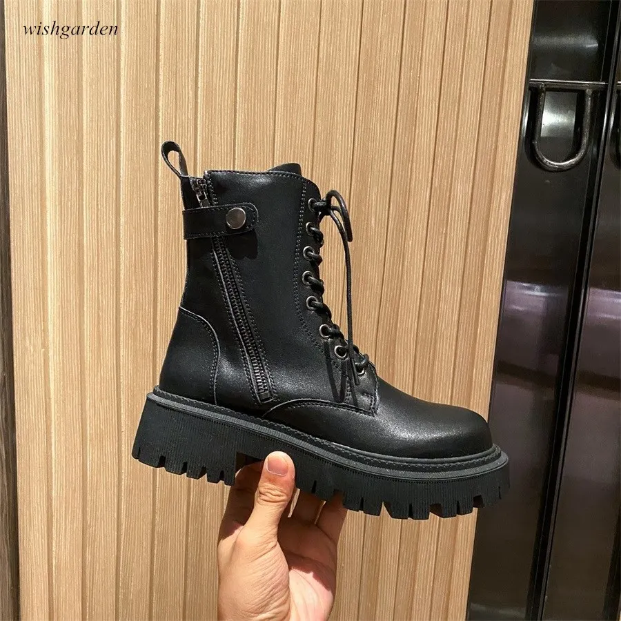 

Women`s winter Chunky Heel Ankle Boots Woman Casual Jason Martins Botas Mujer Autumn Boots Female Platform Boots Lasdies shoes
