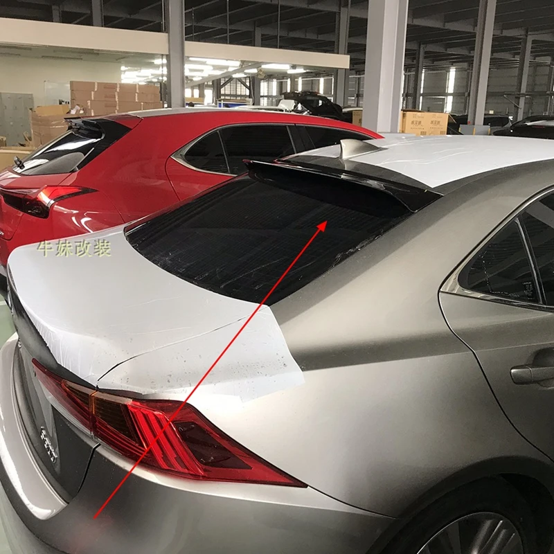 Спойлер для Lexus IS200 IS250 IS300 материал пмма автомобильный солнцезащитный козырек на