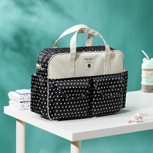 Bolso para mamá de gran capacidad, bolsa para cochecito de bebé, maternidad, bolso de hombro, bolsas de pañales de viaje para el cuidado del bebé