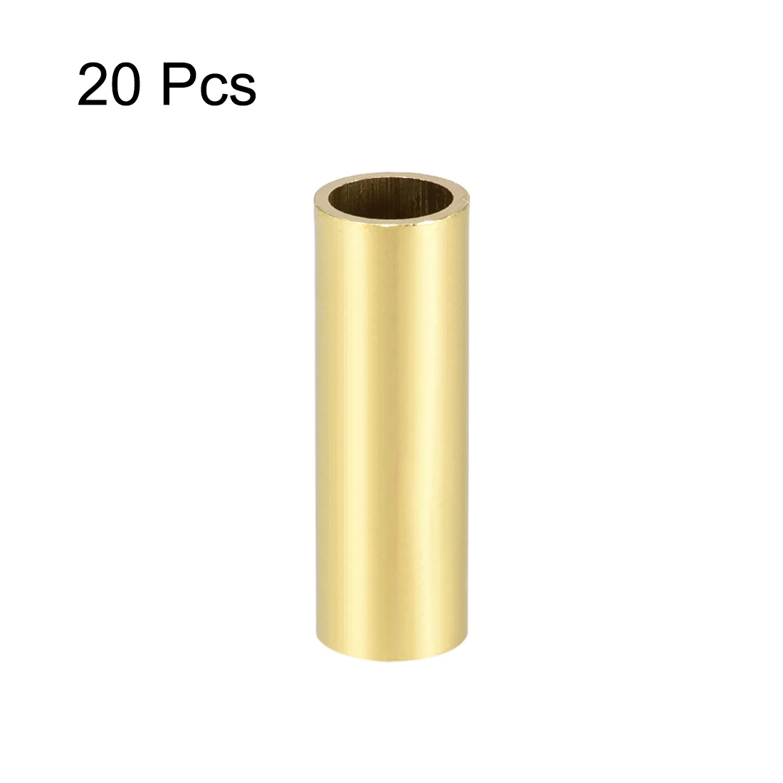 Brass Round Tube 20pcs For DIY Crafts