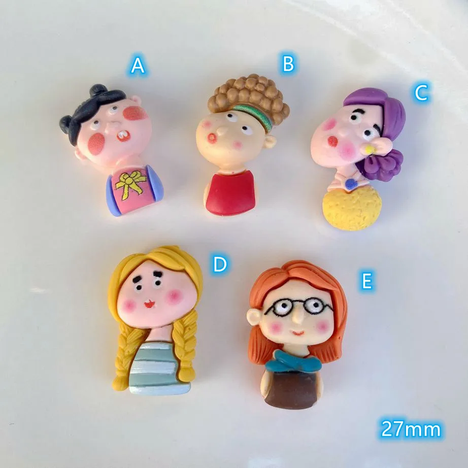 

Family Cabochons Flatback Resin Cabochon Scrapbooking Accessories 20pcs DIY Craft Decoration Embellishment Cartoon Figure Family