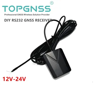 

GPS RS232 GN507R9V24 12V baud rate 4800bps,NMEA0183 protocol GNSS GPS receiver antenna module DIY connector