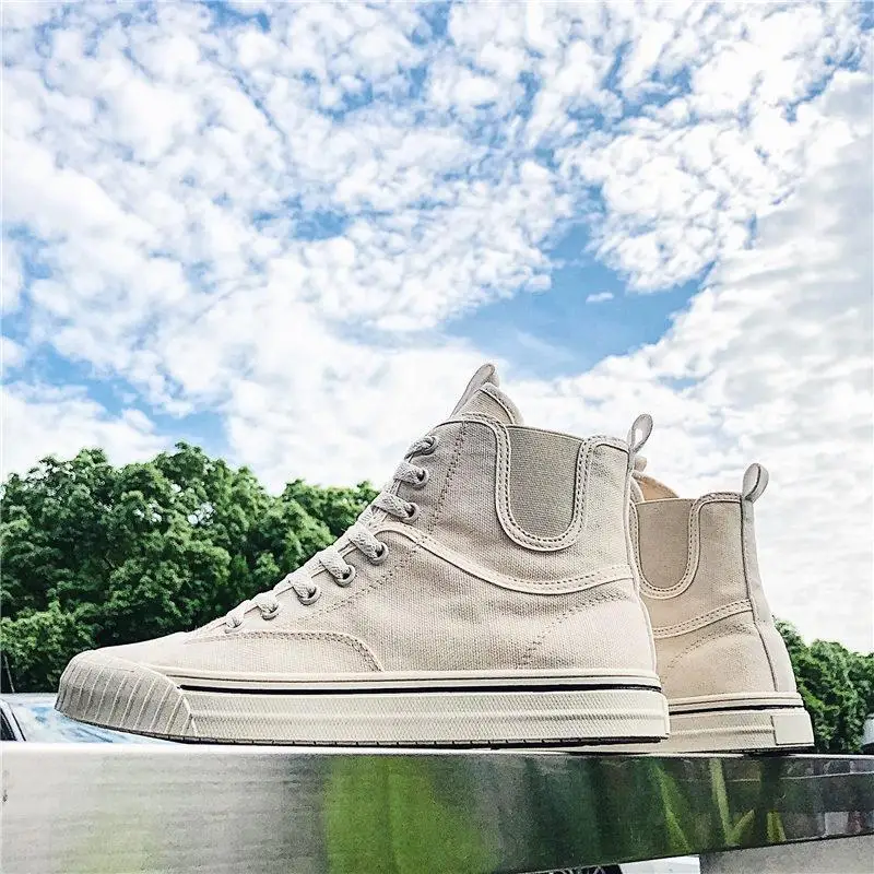 

Autumn New Style Shell Head MEN'S SHOES Fashion Waterproof And Breathable Sport Sneakers Korean-style Students Canvas Shoes Whit