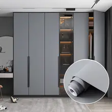 

Wardrobe Refurbished Stickers Nordic Furniture Change Color Decorative Self-Adhesive DIY Wallpapers Bedroom Living Wall Stickers