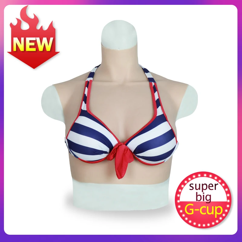 

Transgender Crossdresser Artificial Silicone Breast Forms Male To Female Realistic Super Big G Cup Artificial Latex Fake Boobs
