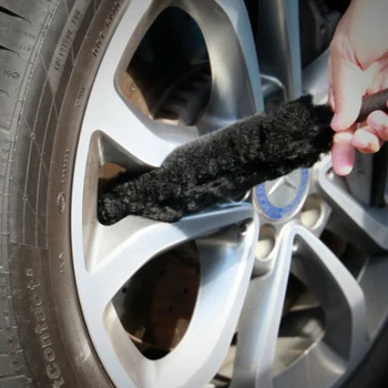 

Brushes Auto Detail Tools Brush Cleaning Natural Plastic 3PCS Car Detailing Hair Product Wheel Dashboard Auto Accessories