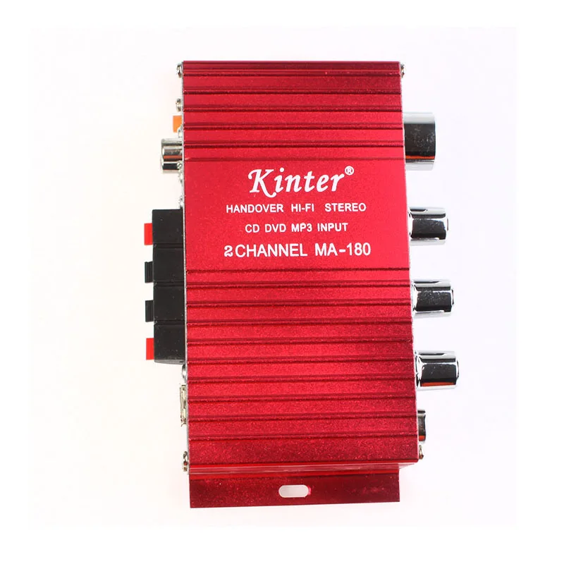 50 комплектов MA180 Kinter внешней торговли 12V небольшой усилитель мощности DC мощность линейный аудиокабель