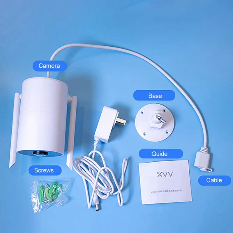 Xiaovv Outdoor Panoramic Camera Pro 1080P IP Surveillance Cam Wireless WiFi High-definition Night Vision Work with Mihome app