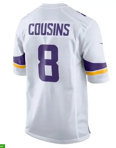 For men Мужская футболка Saquon Barkley 26 Sam Darnold 14 Baker Mayfield 6 Adam Thielen 19 Jimmy Garoppolo 10 Kirk Cousins 8 - Цвет: For men