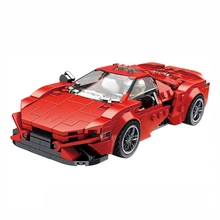 

Racing Car Creative Speed Champions Lykaned Super Sports Car MOC Building Blocks Sets Figures Bricks Classic Model Toys For Kids