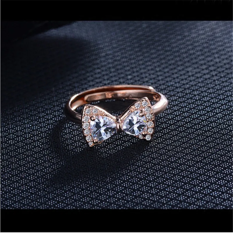 Регулируемое кольцо кубический цирконий камень для женщин подарок на день