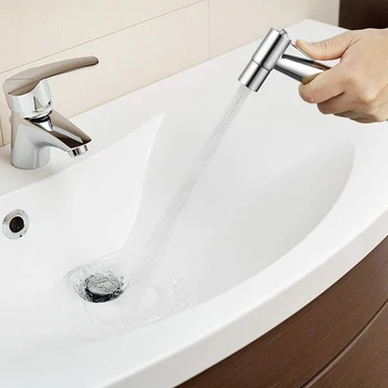 

Toilet Bidet Stainless Steel Handheld Shattaf Bathroom Sprayer Shower Head+ HOSE For Bathroom And WC Cleaning